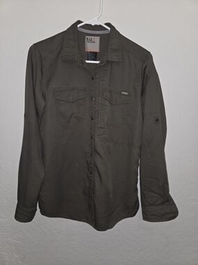 5.11 Tactical Olive Button-Up Utility Shirt